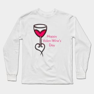 Happy Valen - Wines Day Long Sleeve T-Shirt